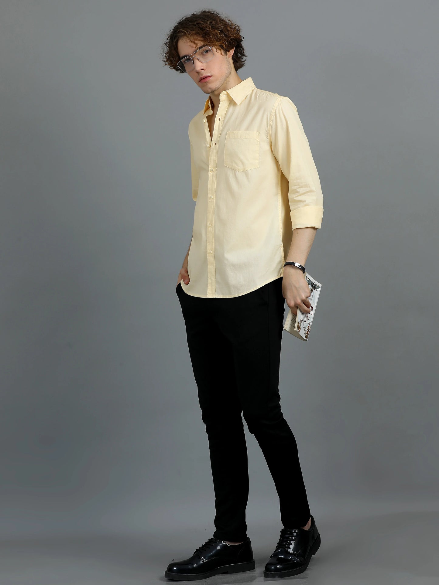 Urban Classic Textured Shirt - Beige