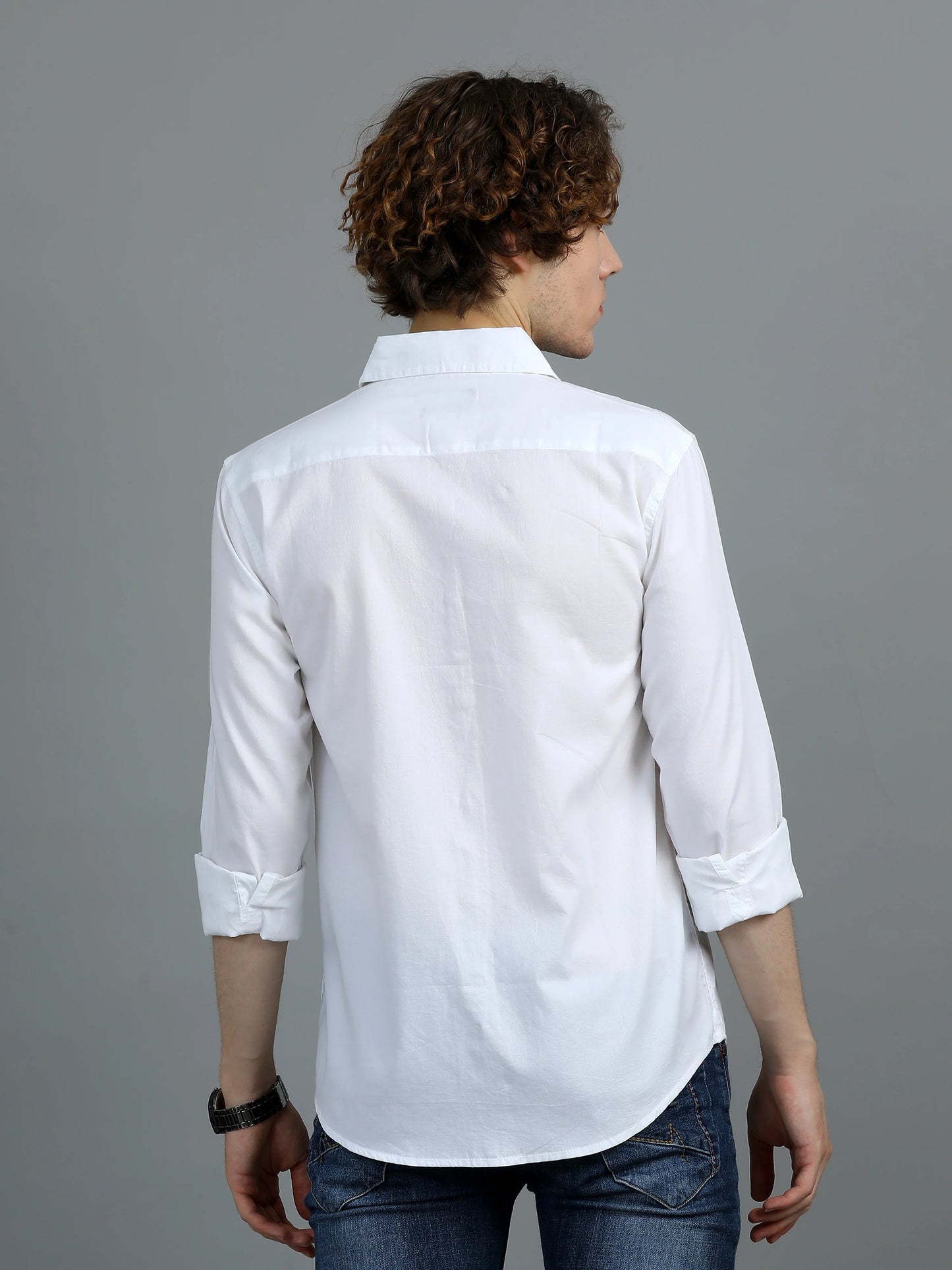 Urban Classic Textured Shirt - White