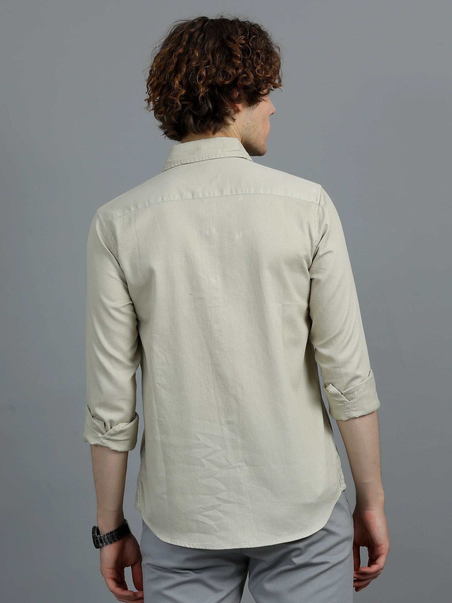 Urban Classic Textured Shirt - Cream