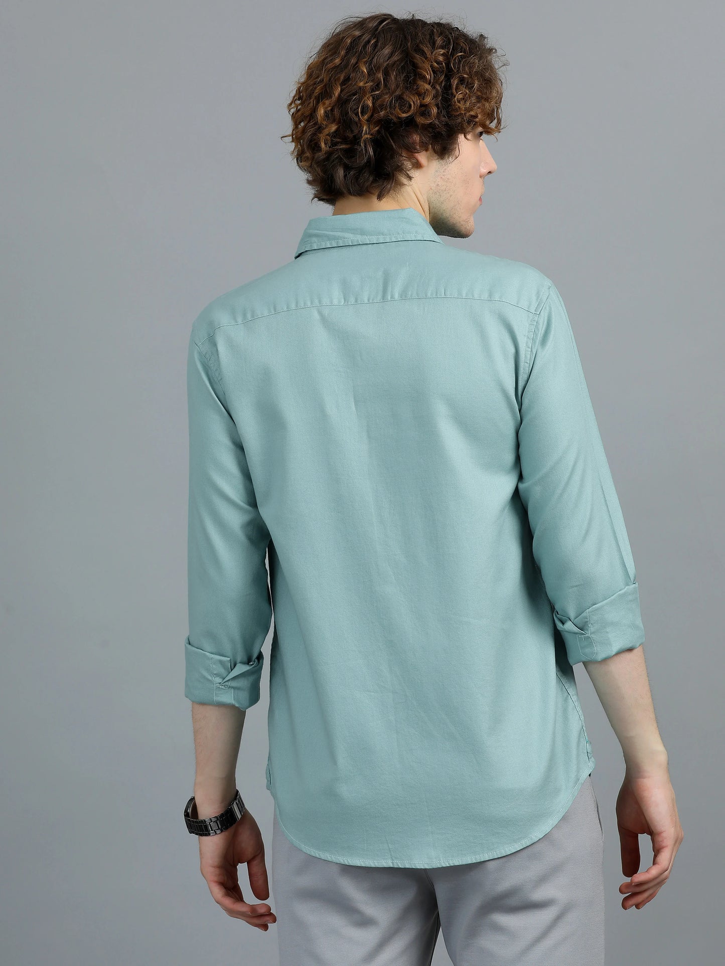 Urban Classic Textured Shirt - Sea Green