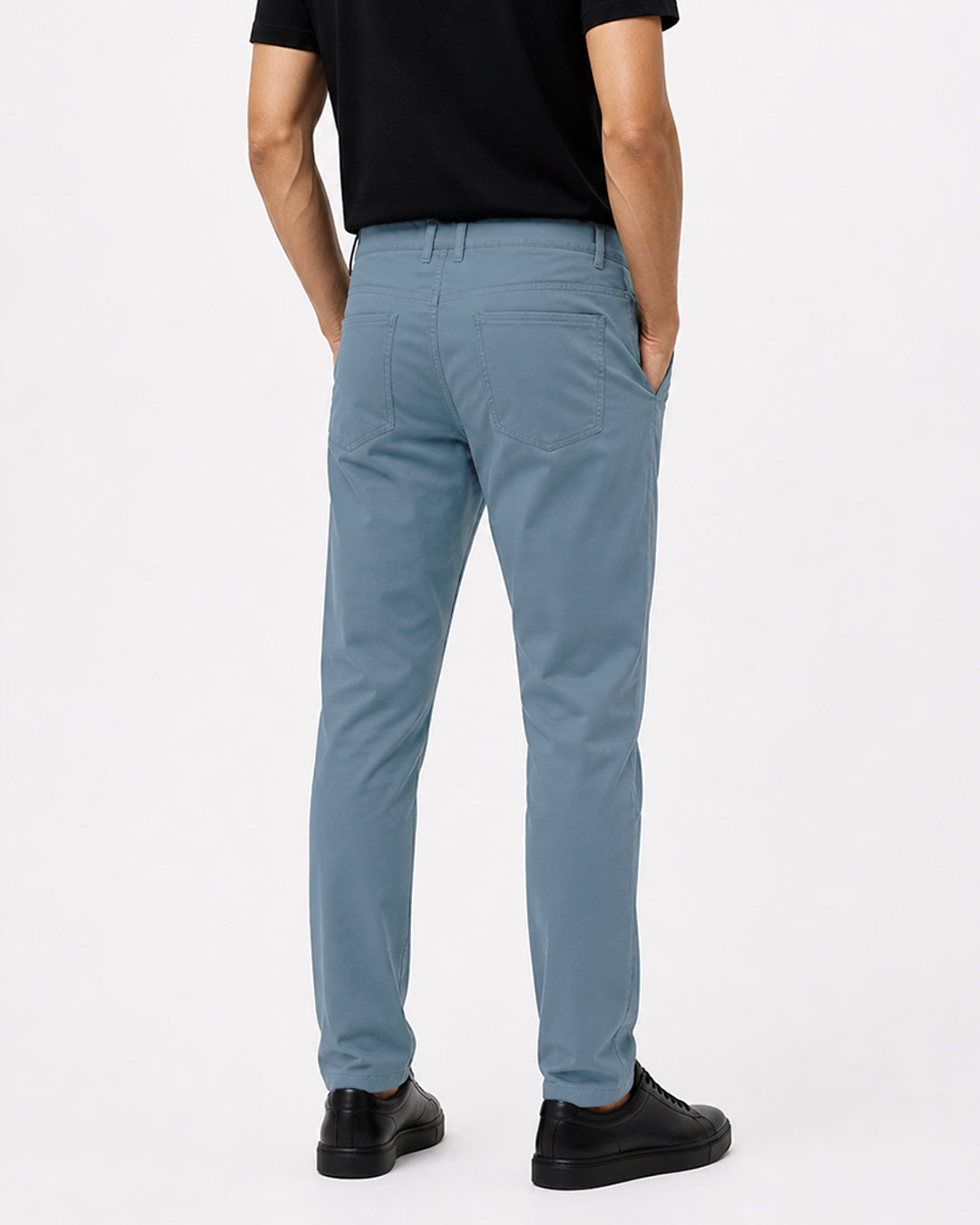 SILISOUL Men's Aqua Regular Fit Solid Trousers