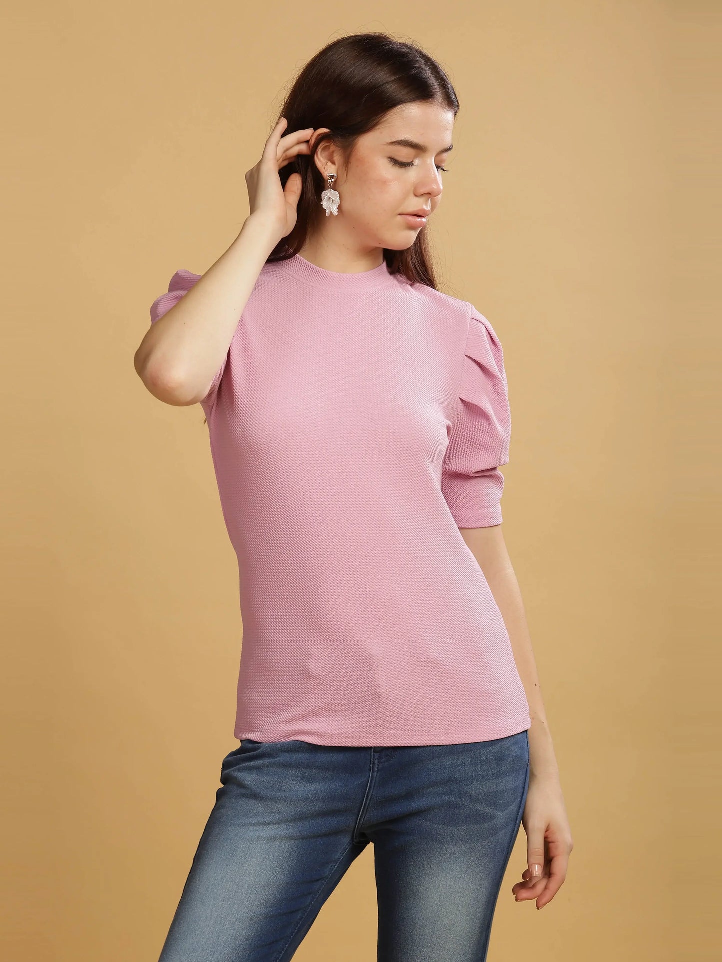 Women Karara Top - Rose Pink