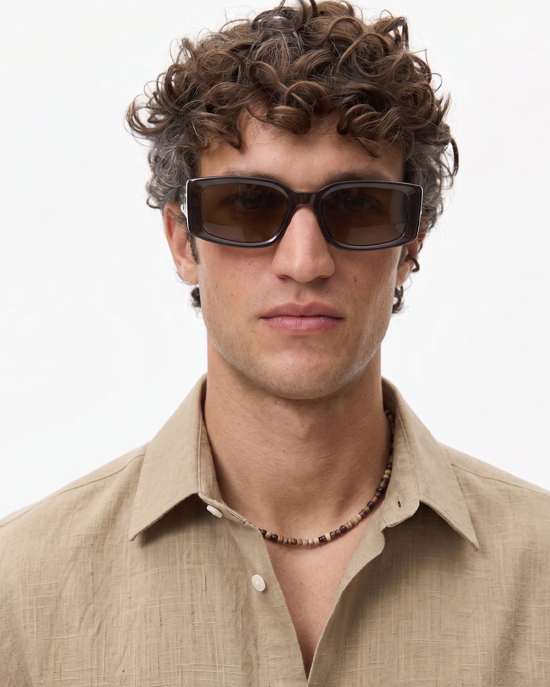 Men Linen Blend Shirt