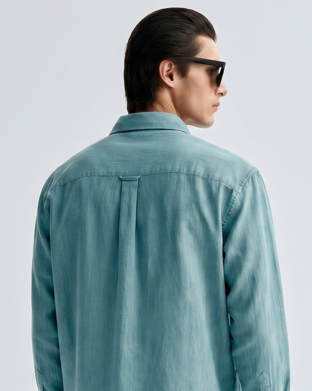 Men Linen Blend Shirt