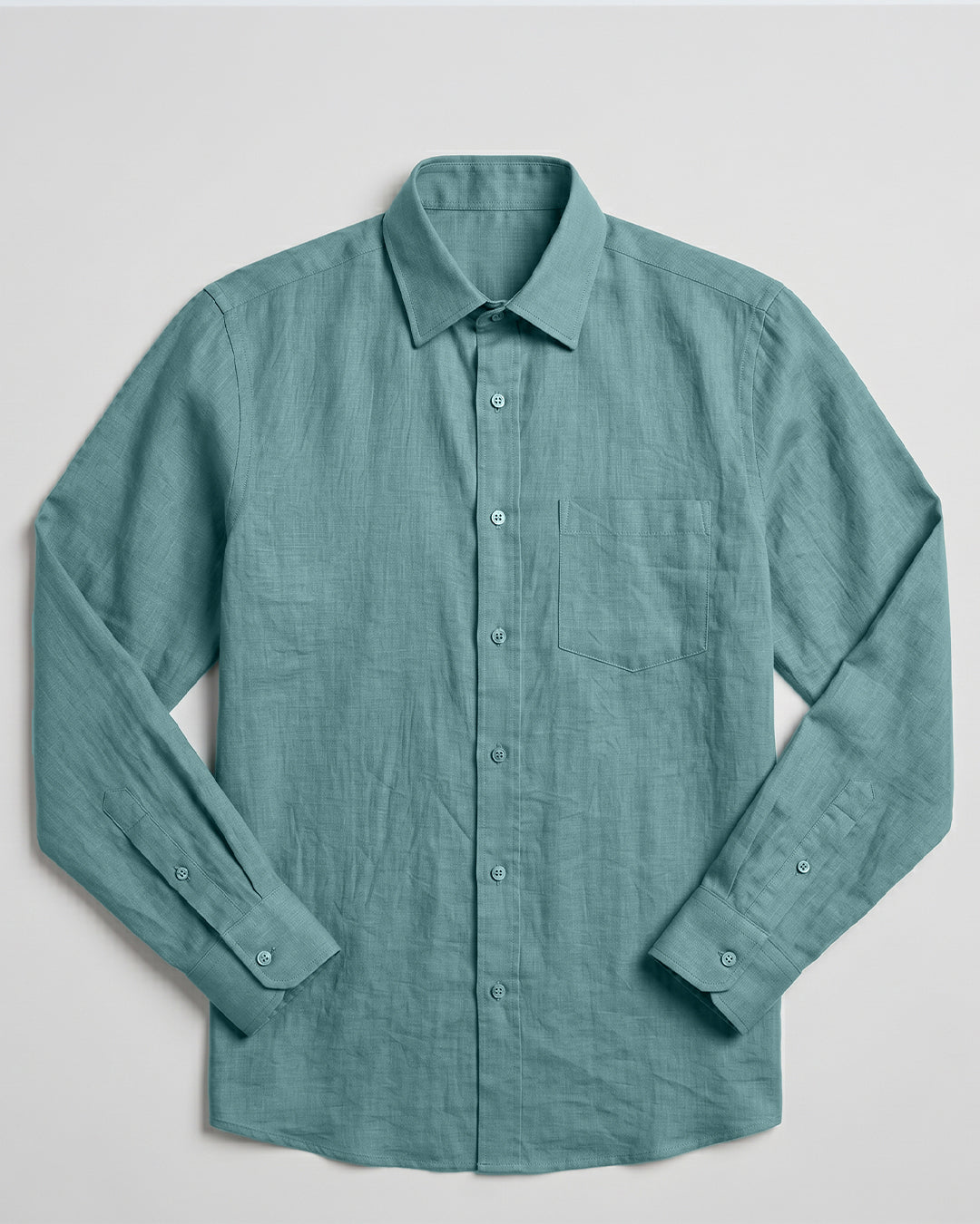 Men Linen Blend Shirt