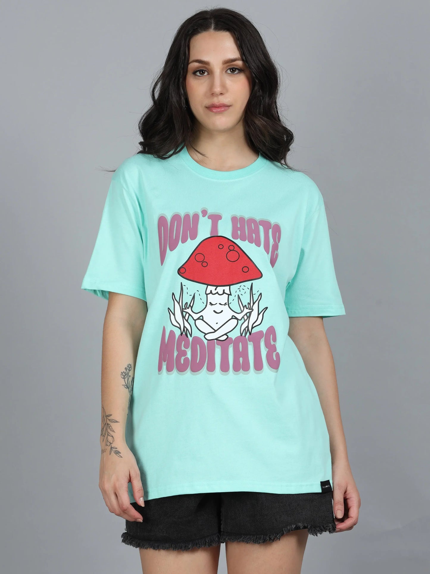 Everyday Statement T-Shirt - Don't Hate Meditate