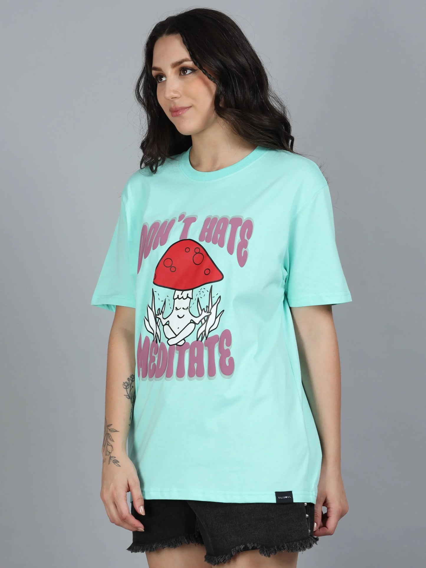 Everyday Statement T-Shirt - Don't Hate Meditate