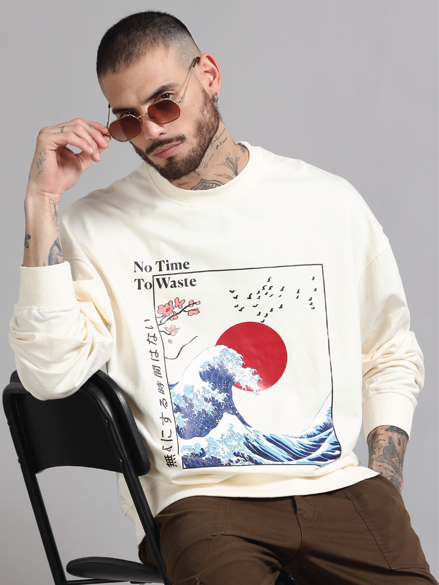 Graphic Drift Full Sleeve - No Time To Waste