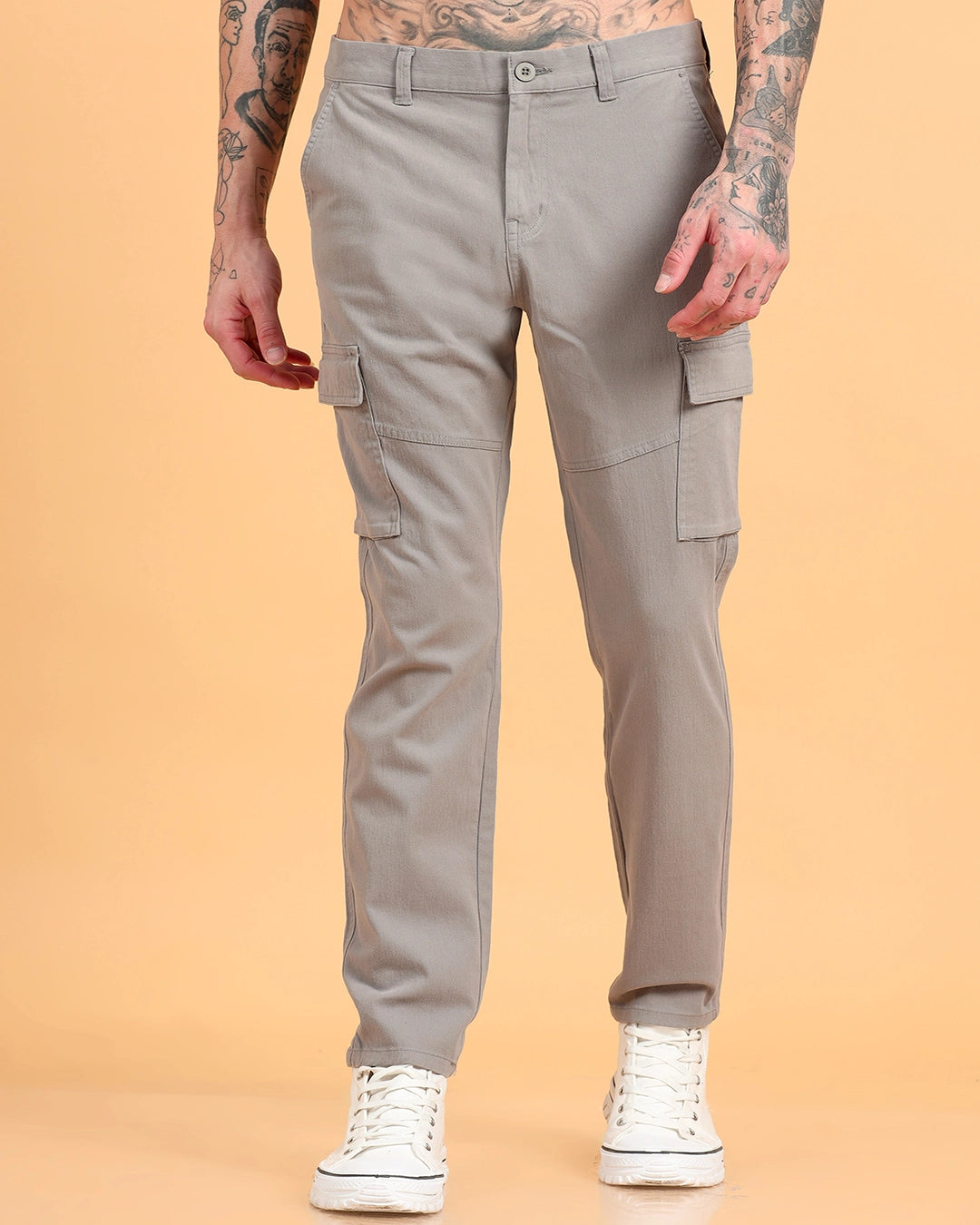 Classic Fit Utility Trousers - Graphite Grey