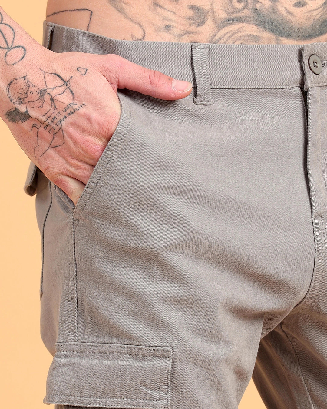 Classic Fit Utility Trousers - Graphite Grey