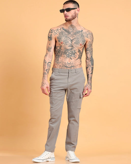 Classic Fit Utility Trousers - Graphite Grey