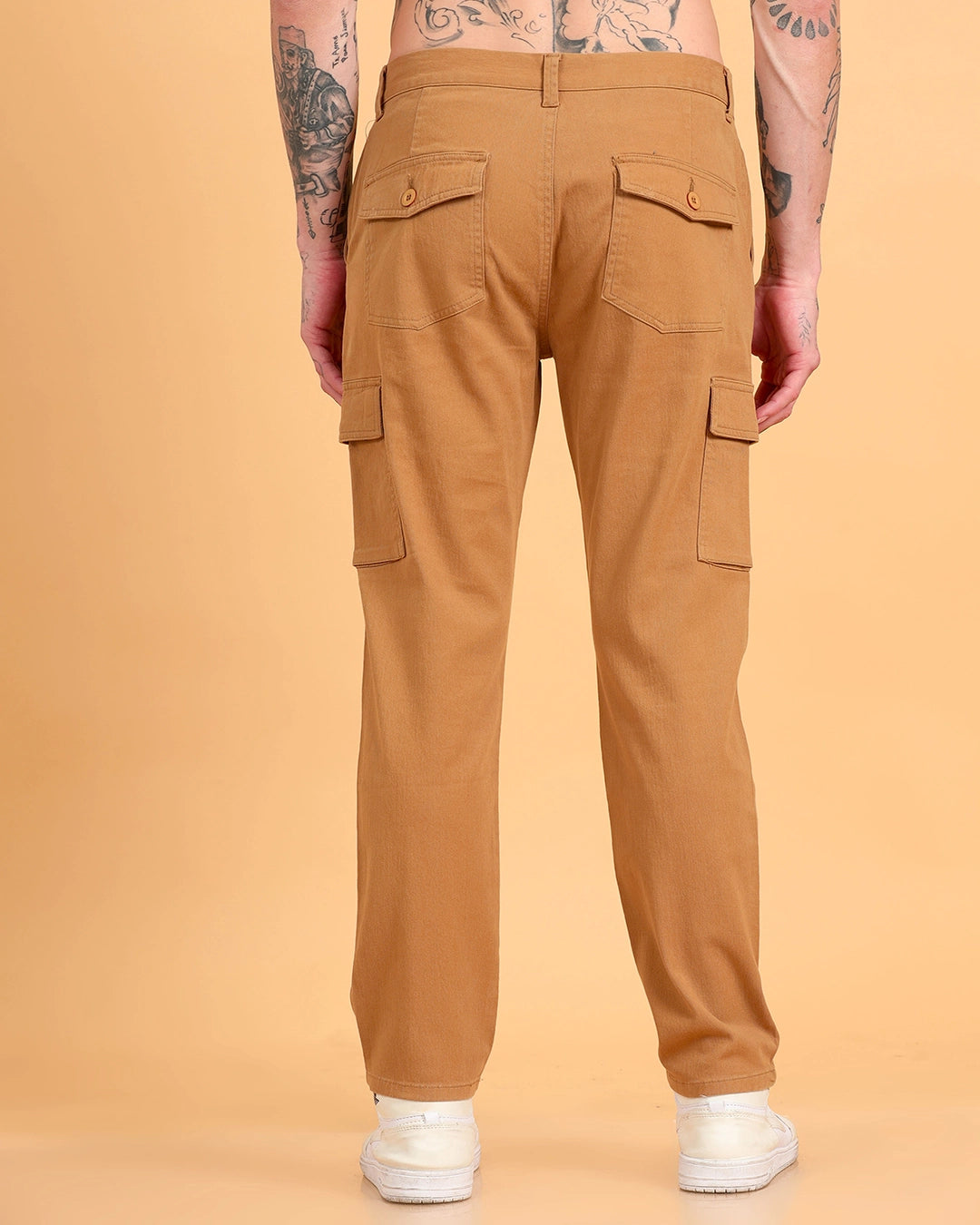 Classic Fit Utility Trousers - Khaki