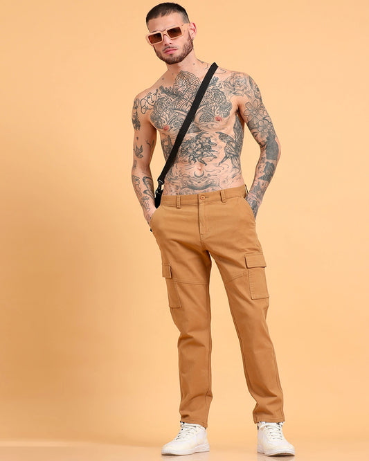 Classic Fit Utility Trousers - Khaki