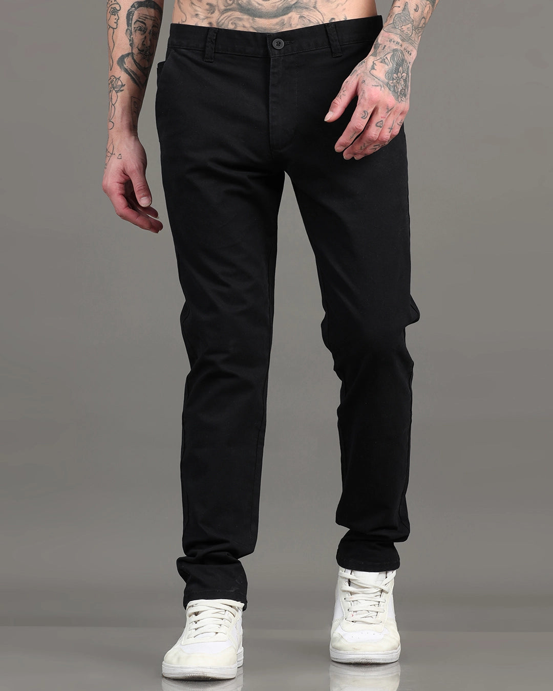 All-Day Comfort Trousers - Black