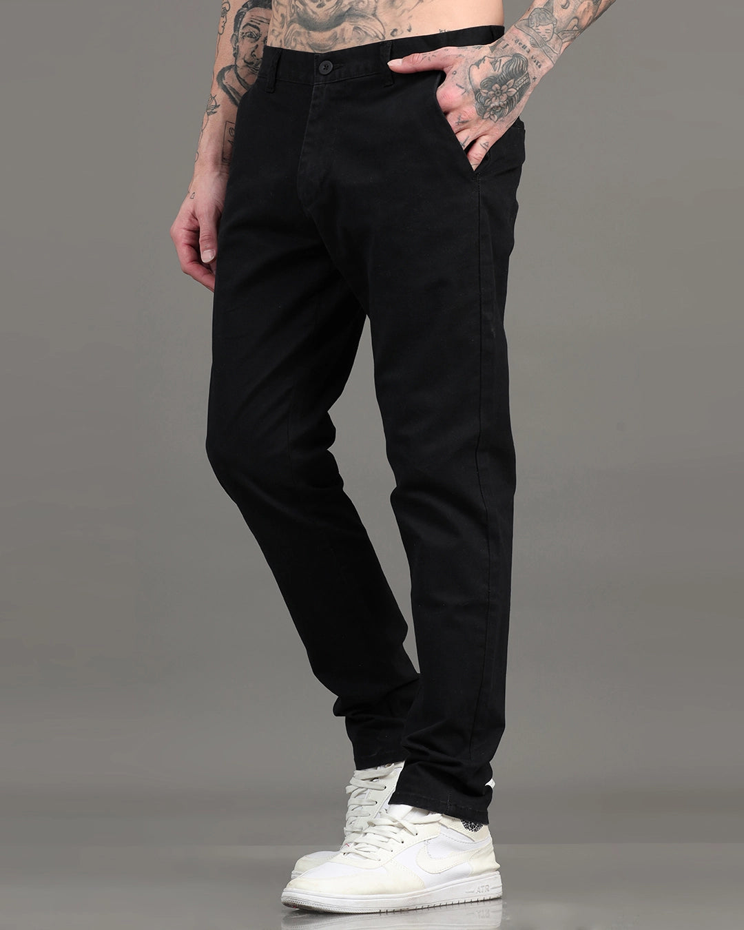 All-Day Comfort Trousers - Black