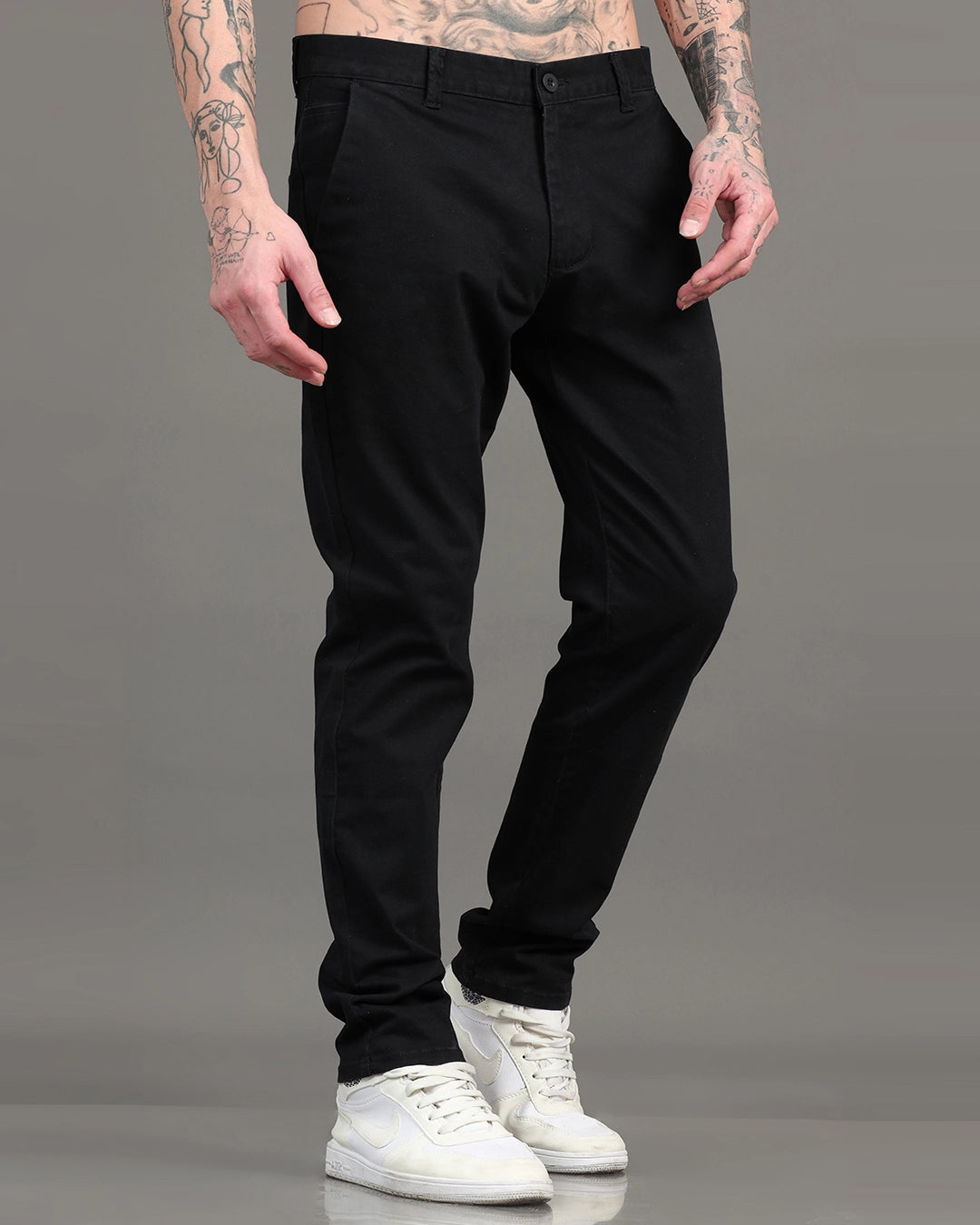 All-Day Comfort Trousers - Black