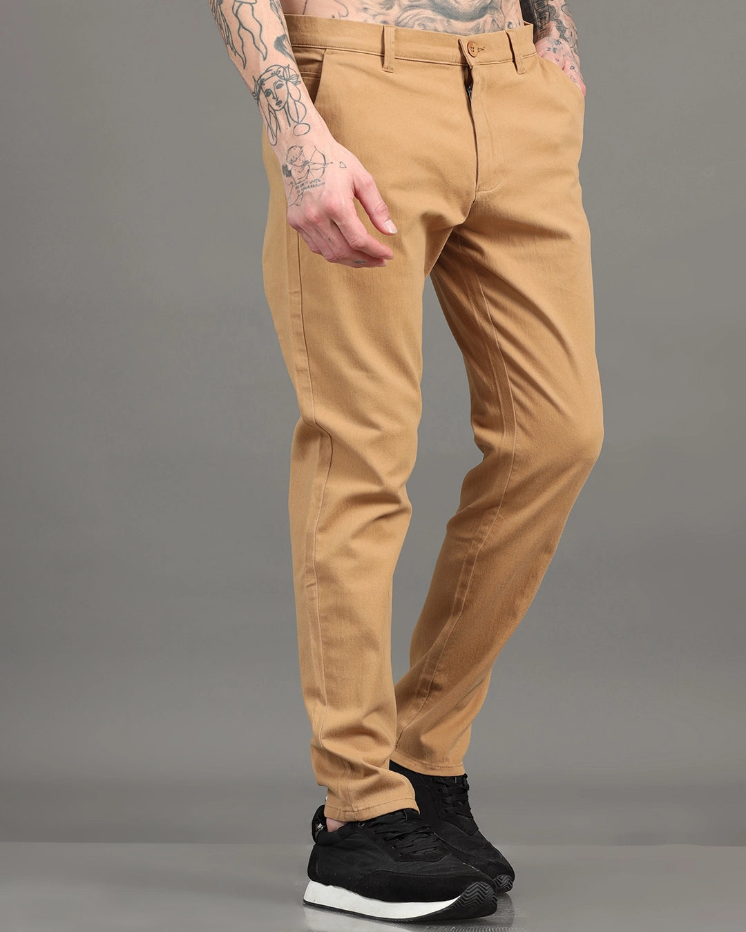 All-Day Comfort Trousers - Khaki