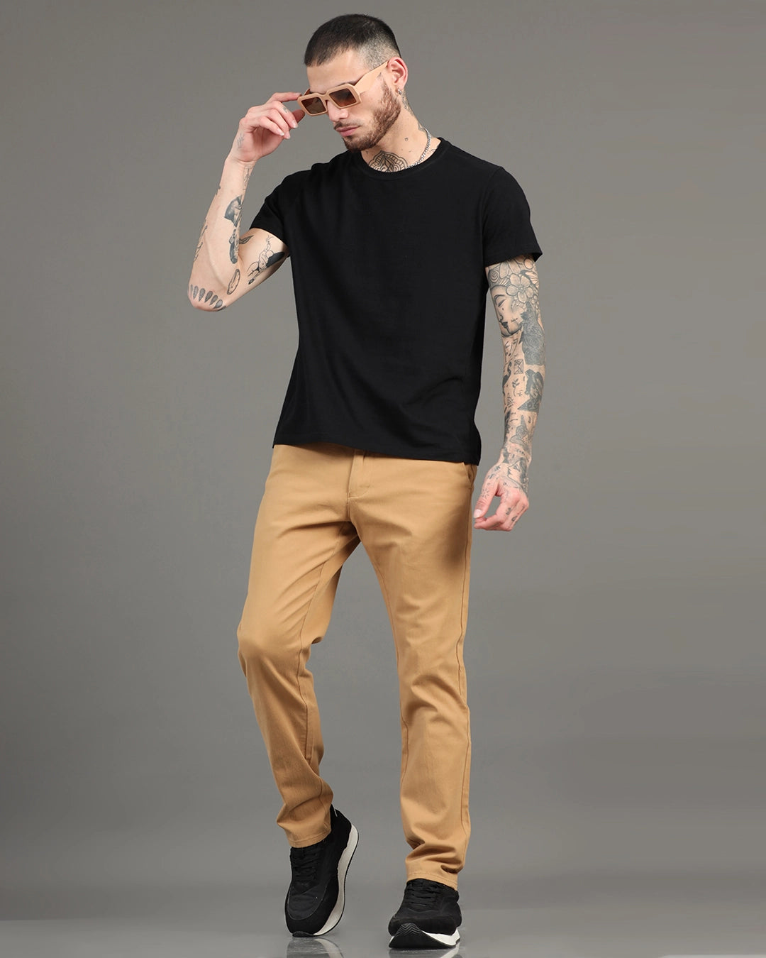 All-Day Comfort Trousers - Khaki