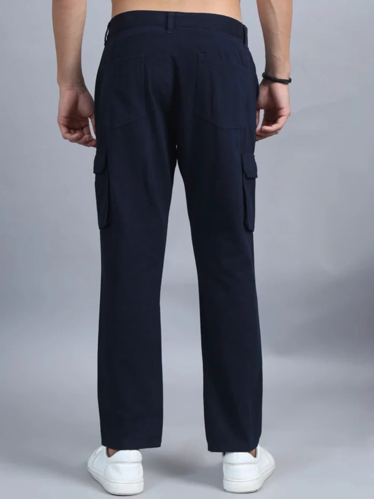 Everyday Pocket Cargo Joggers - Navy Blue