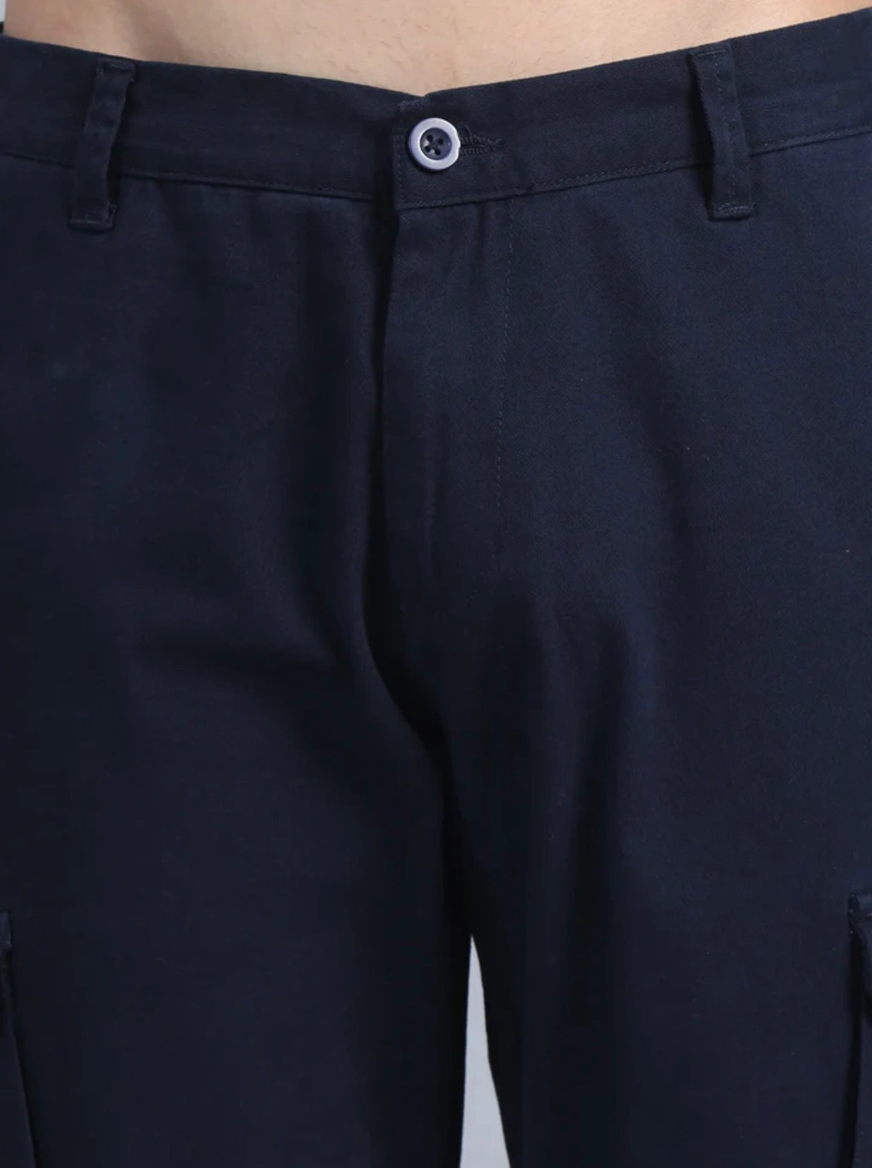 Classic Fit Utility Trousers - Navy