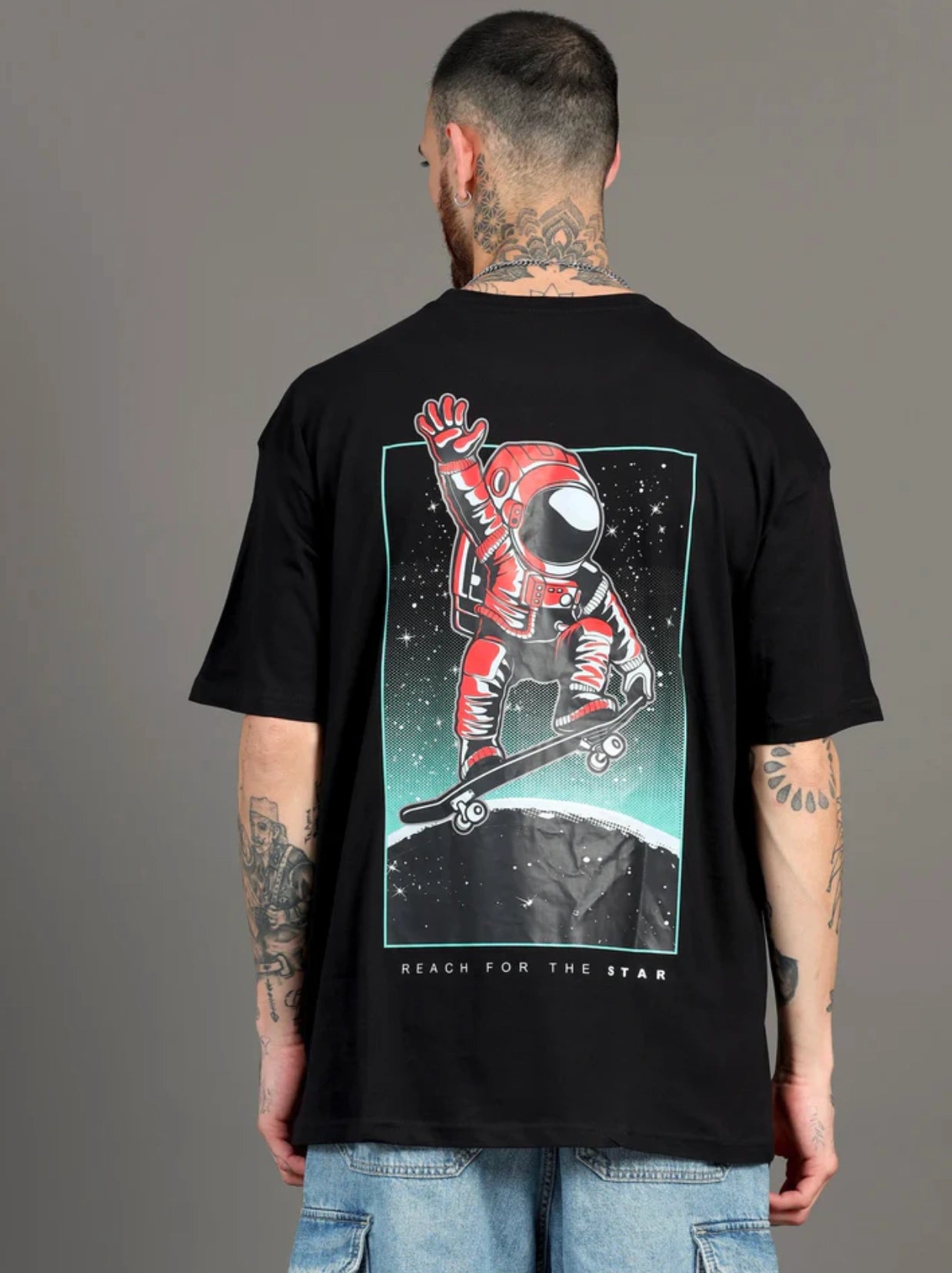 Oversized Essential Tee - Reach For The Star