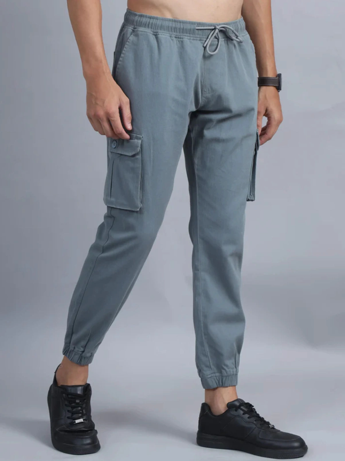Everyday Pocket Cargo Joggers - Aqua
