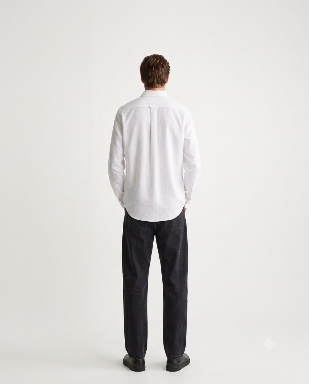 Men Linen Blend Shirt