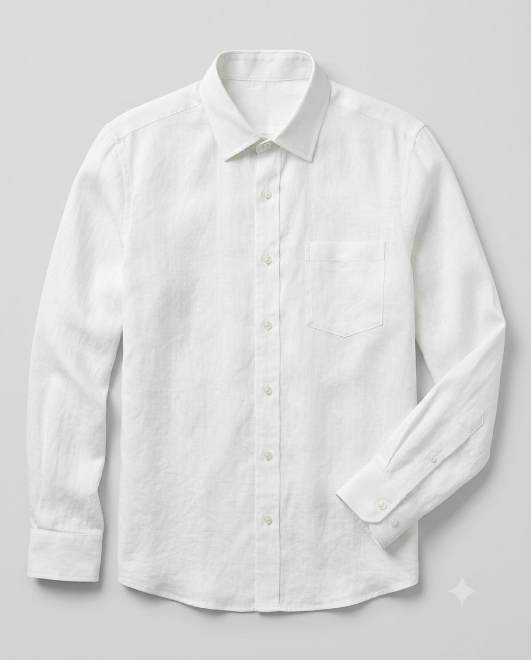 Men Linen Blend Shirt